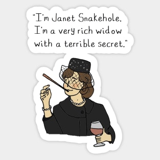 Janet Snakehole Sticker